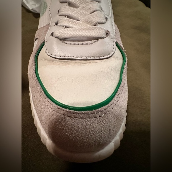 Rag & Bone Green and White Retro Runner 2.0 Low Top Sneakers Size 7 - Picture 10 of 11